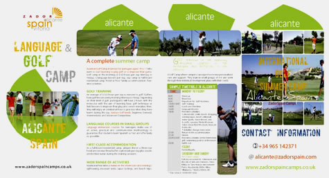 2015 Summer Golf Camp Teens Spain Alicante