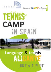 2015 International Tennis Summer Camp Alicante ZadorSpain