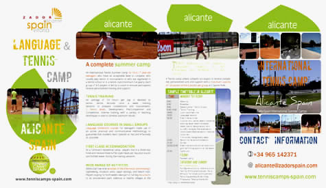 2015 International Tennis Camp Alicante ZadorSpain